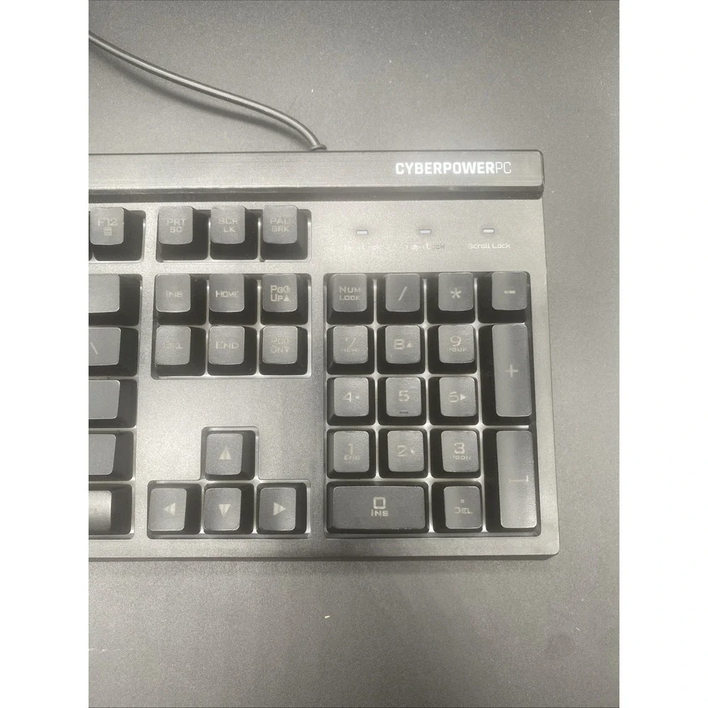 CyberPowerPC NOHI 02 RGB KB-161-104 USB Wired Gaming Keyboard - N/A - No Box